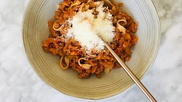 Traditionele pasta bolognese - Simpele Recepten
